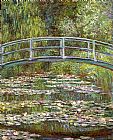Claude Monet Bridge over a Pool of Water Lilies painting